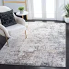 Safavieh Aston Machine Made Area Rug, Ivory / Grey Contemporary Style Easy Care In Neutral