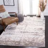 Safavieh Aston Machine Made Area Rug, Ivory / Grey Contemporary Style Easy Care In Neutral