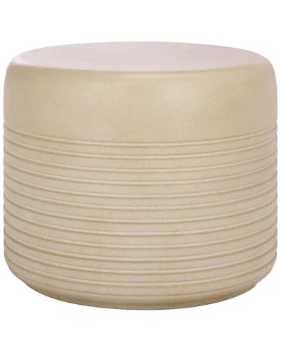 Safavieh Astrid Low Wide Side Table In Neutral