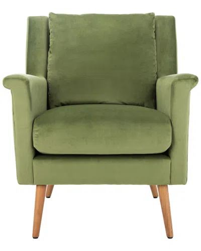 Safavieh Astrid Mid Century Arm Chair In Green