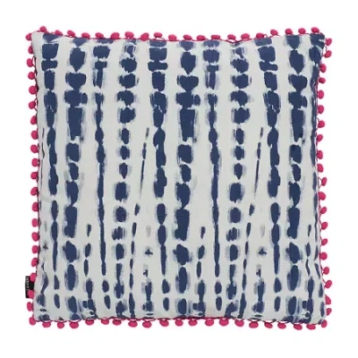 Safavieh Atalia Square Throw Pillow In Pink