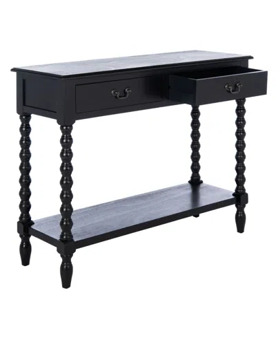 Safavieh Athena 2 Drawer Console Table In Black