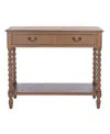 Safavieh Couture Primrose 2 Drawer Console Table In Brown