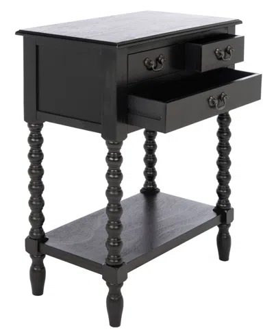 Safavieh Athena 3 Drawer Console Table In Black