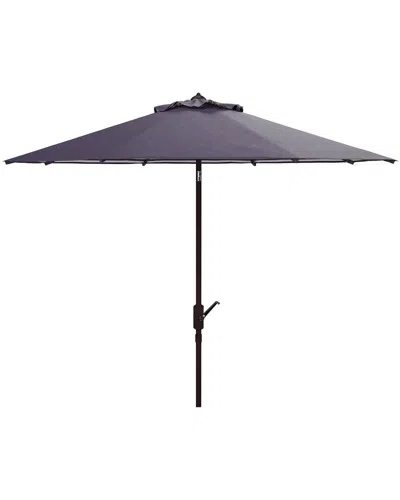 Safavieh Athens 11ft Crank Umbrella In Blue