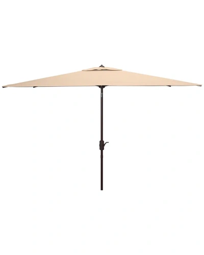Safavieh Athens 6.5x10 Rect Umbrella In Beige