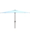 Safavieh Athens 6.5x10 Rect Umbrella In Blue