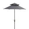 Safavieh Athens 9 Ft Tabletop Umbrella In Navy/white
