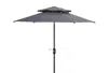 Safavieh Athens 9ft Double Top Crank Umbrella
