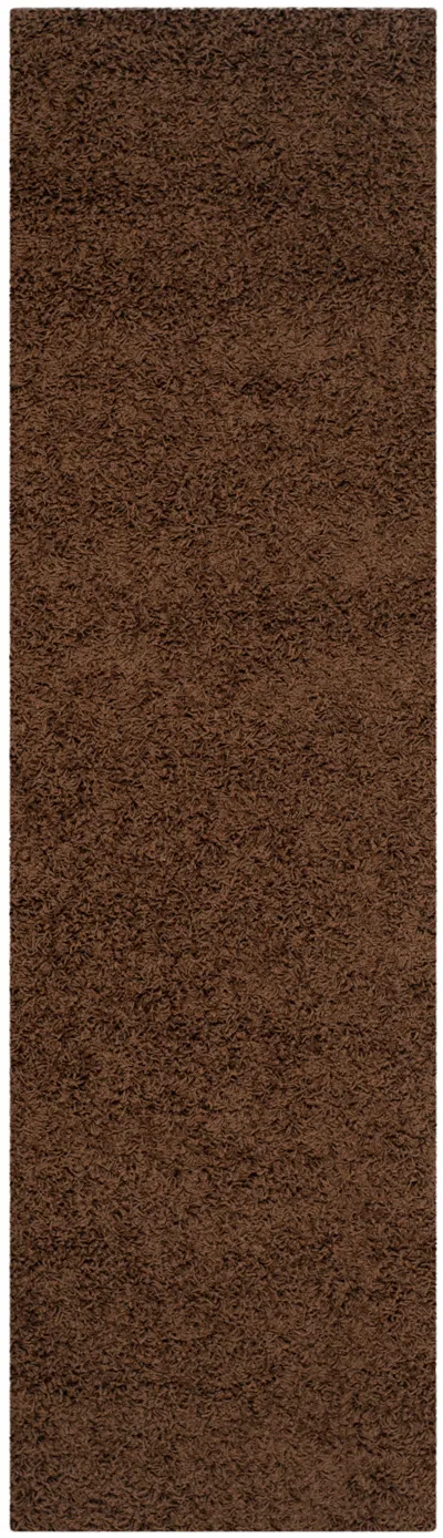 Safavieh Athens Shag Collection Rug In Brown