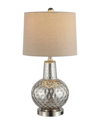 Safavieh Atlas 23.5in Table Lamp In Grey