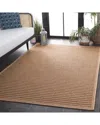 Safavieh Atrium Sisal Umber Power-loomed Indoor/outdoor Rug In Brown