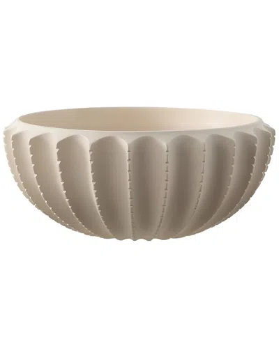 Safavieh Atzaro 5in Scalloped Resin Bowl In Neutral