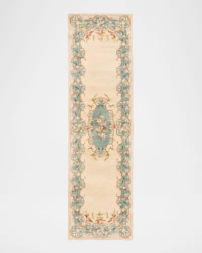 Safavieh Aubusson Hand Tufted Rug, 2' X 10' In Neutral