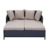 Safavieh August Patio Collection Sofa In Gray