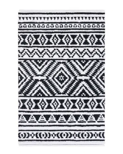Safavieh Augustine Polyester & Recycled Cotton Rug In Black