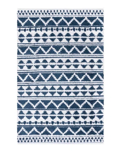 Safavieh Augustine Polyester & Recycled Cotton Rug In Blue
