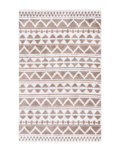 Safavieh Augustine Polyester & Recycled Cotton Rug In Brown