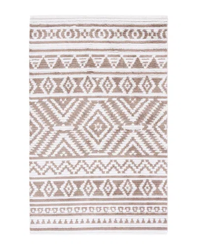 Safavieh Augustine Polyester & Recycled Cotton Rug In Brown