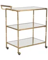 Safavieh Aurelius Bar Cart In Gold