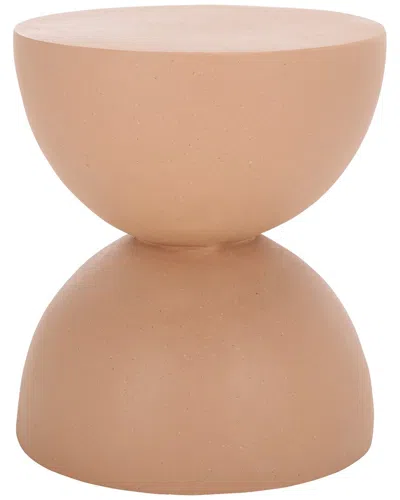 Safavieh Austyn Hourglass Accent Table In Pink