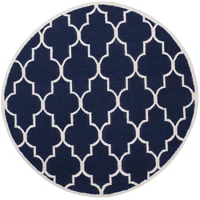 Safavieh Avery Hand Woven Flat Weave Area Rug In Blue
