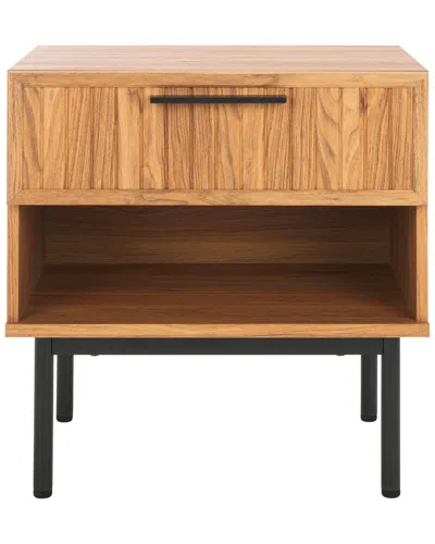Safavieh Axelle 1-drawer Nightstand In Brown