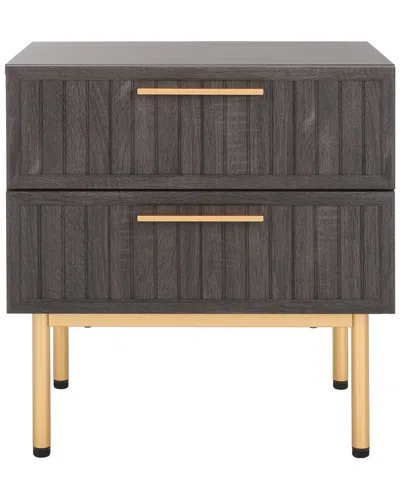 Safavieh Axelle 2-drawer Nightstand In Brown