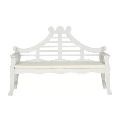 Safavieh Azusa Patio Collection Bench In White