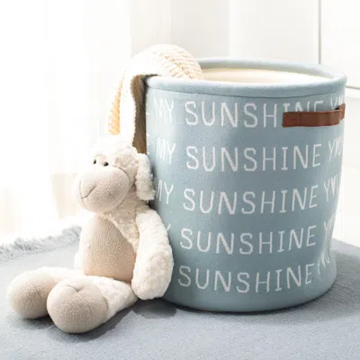 Safavieh Baby Collection My Sunshine Basket In Blue