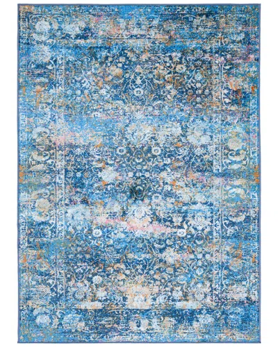 Safavieh Bahia Machine-washable Rug In Blue