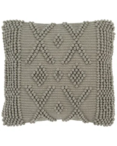 Safavieh Baird Wool-blend Pillow In Gray
