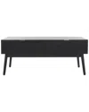 Safavieh Baisley 2 Drawer Coffee Table In Black