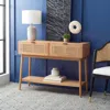 Safavieh Baisley 2 Drawer Rattan Console Table