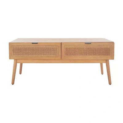 Safavieh Baisley Storage 2-drawer Coffee Table In Nude