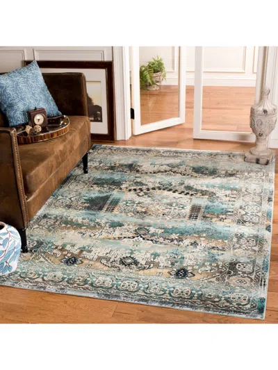 Safavieh Baldwin Collection Bdn128 Indoor Power Loomed Easy Care Area Rug In Blue