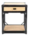 Safavieh Bali 1-drawer, 1-shelf Nightstand In Black