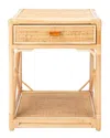 Safavieh Bali 1-drawer, 1-shelf Nightstand In Natural