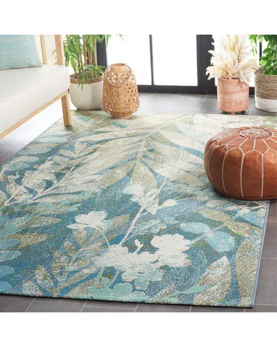 Safavieh Barbados Lee Power Loomed Rug In Blue