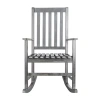 Safavieh Barstow Patio Collection Rocking Chair In Gray