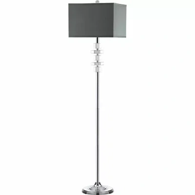 Safavieh Barto Floor Lamp In Gray
