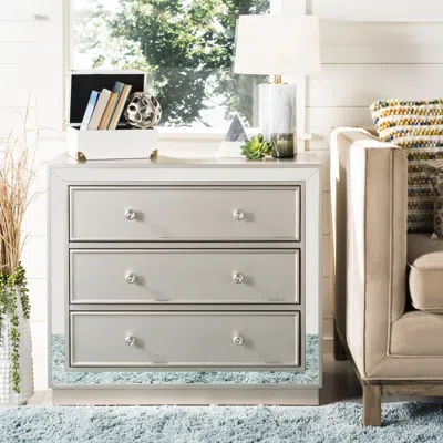 Safavieh Basie 3 Drawer Chest In Neutral