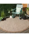 Safavieh Beach House Beigora Power-loomed Indoor/outdoor Rug In Brown