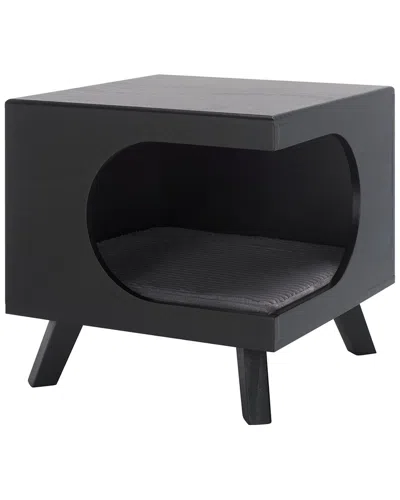 Safavieh Bean Square Pet Bed In Black