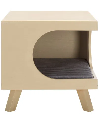 Safavieh Bean Square Pet Bed In Brown