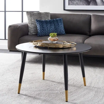 Safavieh Beck Round Coffee Table In Black
