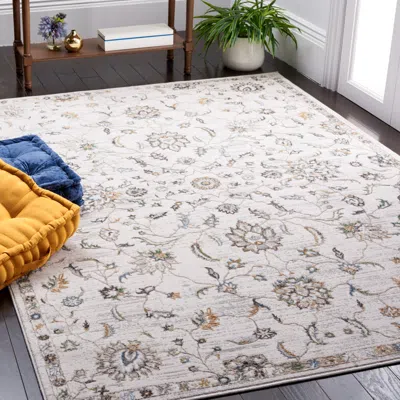Safavieh Bel Air Machine Made Area Rug, Beige / Grey Traditional Style Easy Care In Gray