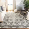 Safavieh Bella Hand Made Area Rug, Dark Grey / Ivory Traditional Style Non-shedding