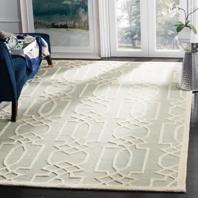 Safavieh Bella Hand Made Area Rug, Grey / Ivory Contemporary Style Non-shedding In Neutral
