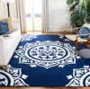 Safavieh Bella Hand Made Area Rug, Navy / Ivory Contemporary Style Non-shedding In Blue